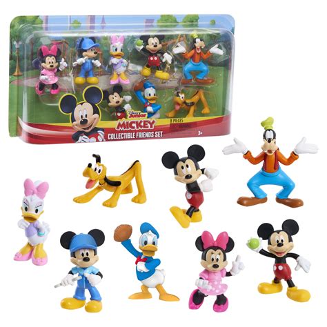 Disney Junior Mickey Mouse 8 Piece Collectible Figure Set Ages 3