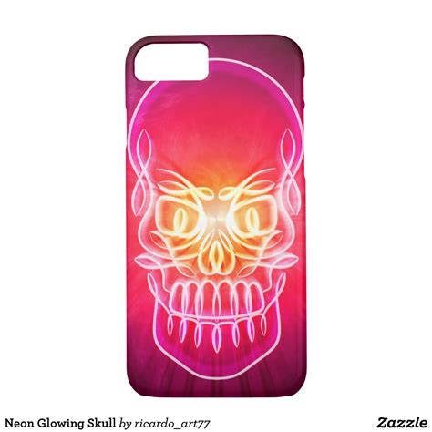 Neon Glowing Skull Case Mate Iphone Case Iphone Case Covers Iphone