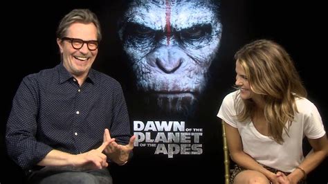 Dawn Of The Planet Of The Apes Gary Oldman And Keri Russell Interview