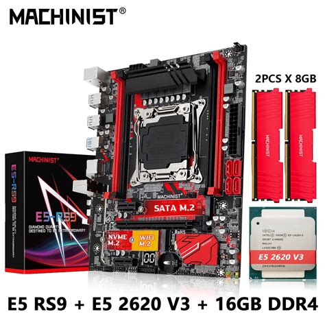 Machinist Rs9 X99 Motherboard Combo Kit Set With Intel Xeon E5 2620 V3