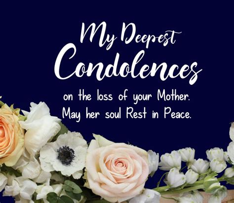 80 Condolence Messages On Death Of Mother Wishesmsg 2022