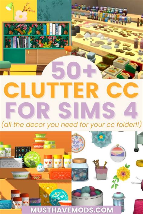 Sims 4 Cc Clutter The Sims 4 Pc Sims 4 Mm Cc Sims Four Sims 4 Mods
