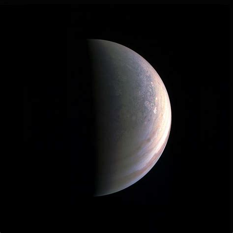 Voor Het Eerst Gefotografeerd De Noordpool Van Jupiter