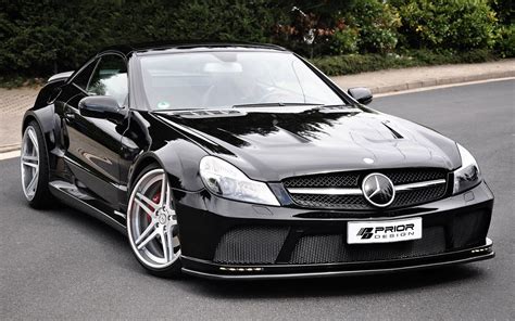 Wallpapers Of Beautiful Cars Mercedes Benz Sl R230 Black