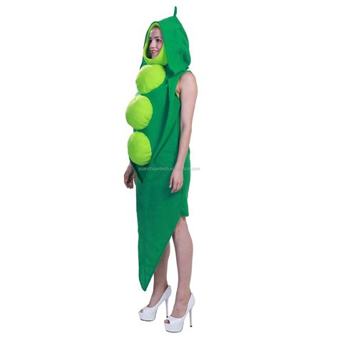 Adult Peas Halloween Costume Funny Cosplay Party Green Peas Costume Buy Adult Peas Halloween