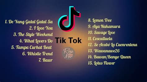Best Of Tiktok Trending Songs Non Stop Playlist Youtube