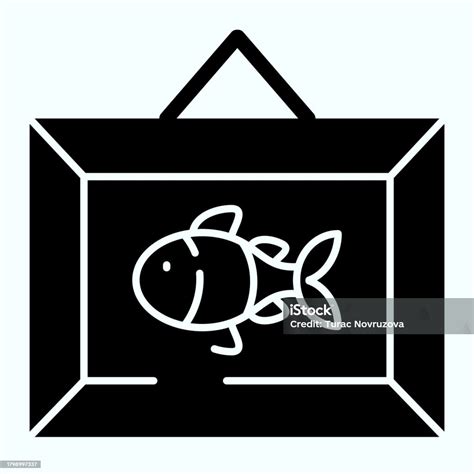 Wall Picture Decoration Solid Icon Hanging Frame Vector Illustration