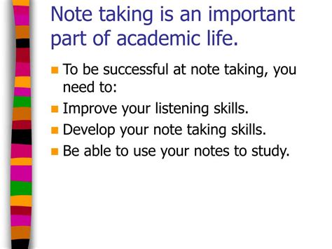 PPT Note Taking PowerPoint Presentation Free Download ID