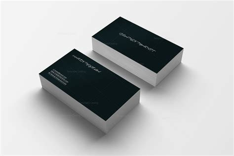 Create free, custom business card designs. Black Simple Business Card Design 002508 - Template Catalog