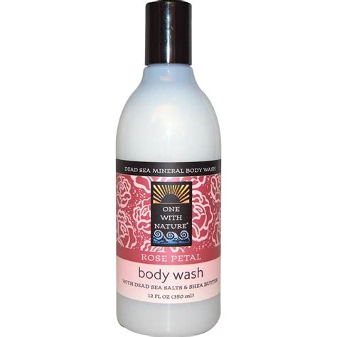 One With Nature Rose Petal Body Wash 12 Oz
