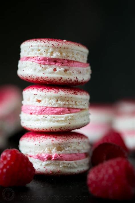 Raspberry Macarons Recipe Video Tutorial