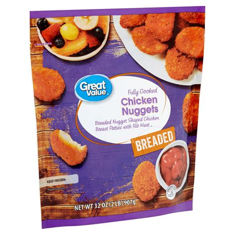 Great Value Fully Cooked Chicken Nuggets 32 Oz