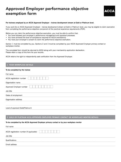 Acca Performance Objectives Sample Answers Pdf Fill Out And Sign Online