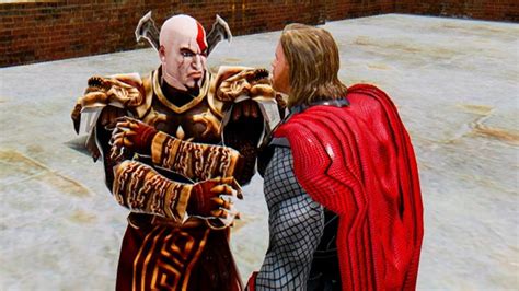 God Of War Kratos Vs Thor Youtube