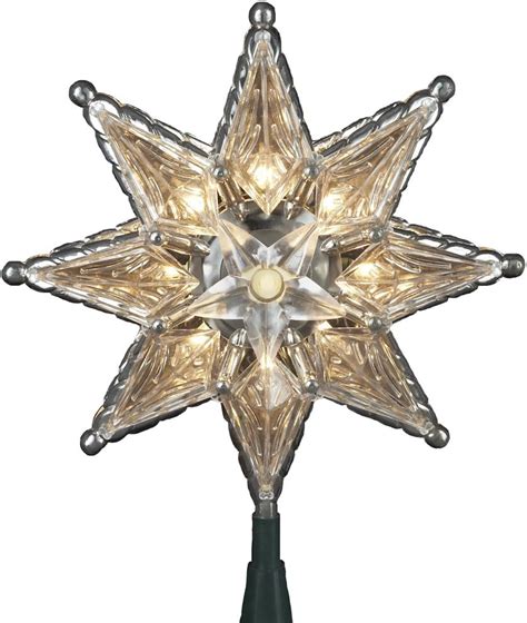 Kurt Adler Ul0214c 10 Light Capiz Star Of Bethlehem Clear