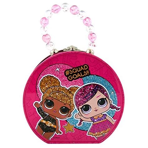 Lol Doll Surprise Metal Candy Filled Tin With Beaded Handle