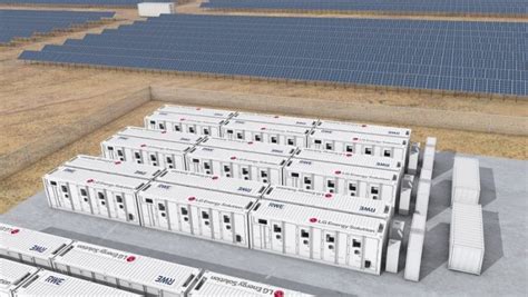Rwe Renewables Selects Lg Battery Storage Systems For Two Utility Scale Solar Projects