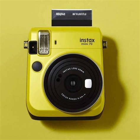 fujifilm instax mini 70 instant camera boasts selfie mode and automatic exposure control