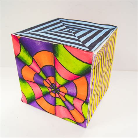 Op Art Cubes Art Brut Sessions