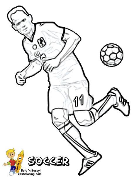 Soccer Goalie Coloring Pages At Free Printable