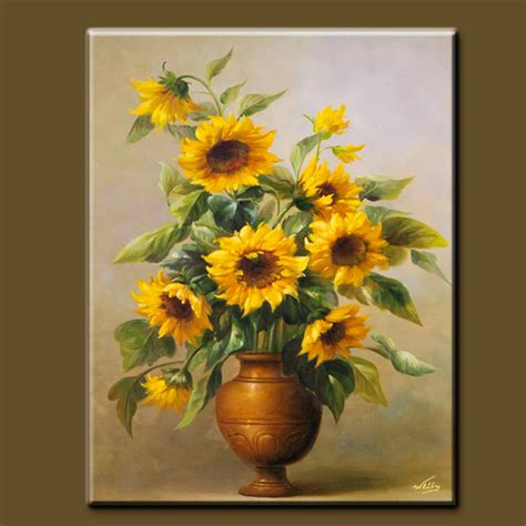Famous Yellow Flowers Painting Best Painting