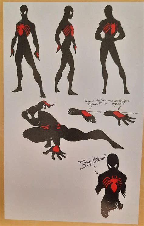 The Original Symbiote Design Was Black And Red Wow The Darkness