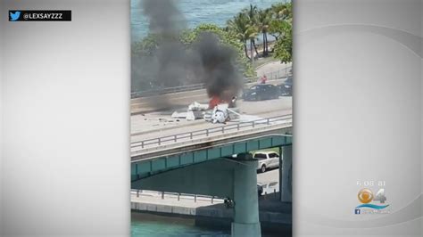 One Dead Five Injured After Plane Crashed Into Suv On Haulover Inlet