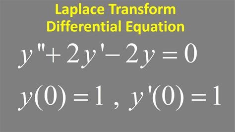 Laplace Transform Differential Equation Y 2y 2y 0 Y01