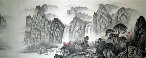 Chinese Mountain And Rock Painting Buy Hand Painted Oil