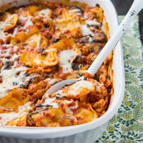 Baked Cheese Ravioli Casserole A Zesty Bite