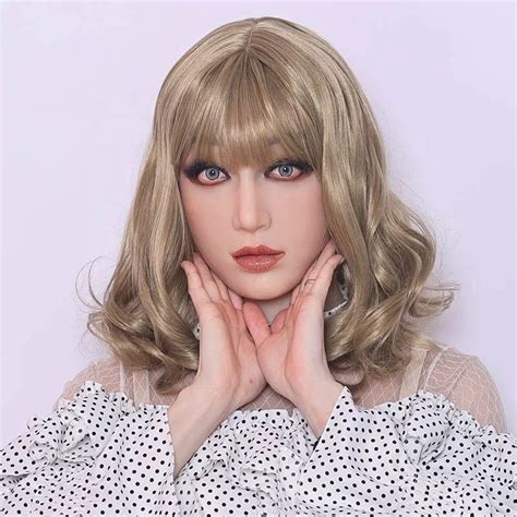 Drop Shippingtransgender Silicone Headgear Realistic Mask Permanent Make Up Cosplay Drag Queen