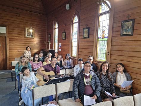 Filipino Choir At Sacred Heart Church Rongotea Archdiocese Of Wellington