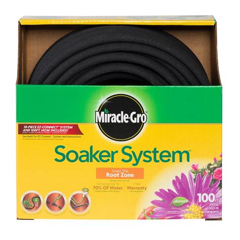 Miracle Gro Soakerpro 38 In Dia X 100 Ft System Water Hose