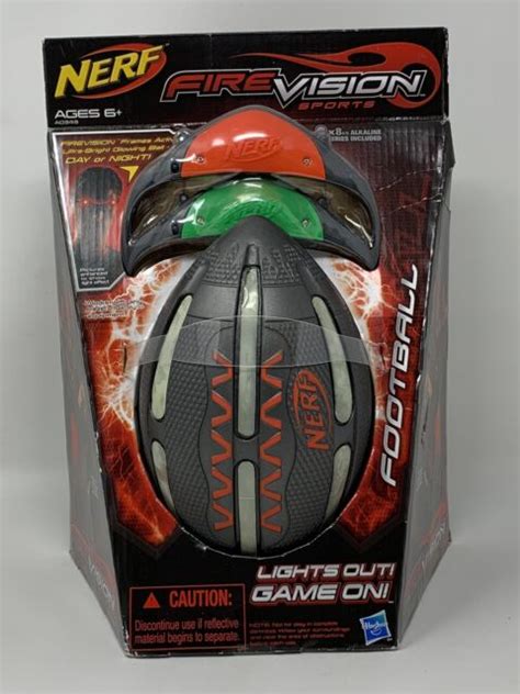 Nerf Firevision Sports Football With 2 Two Frames 653569774419 For Sale