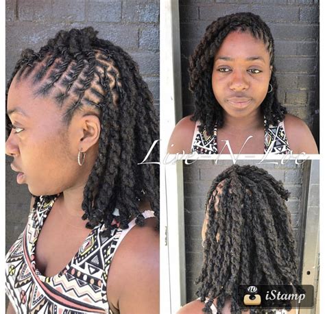 From cornrow or box braids to long ombre hairstyles and even mohawks, short black hair will not be an obstacle in your way to a ravishing hairdo. Pin by Karisma Coram on Layed | Short locs hairstyles, Locs hairstyles, Dreadlock hairstyles black