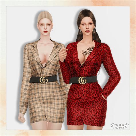 Emocionante Faceta Velas Gucci Clothes Sims 4 Enlace Realce Bosque