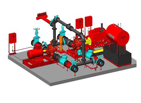 Ulfm Approval Full Assembly Skid Mounted Fire Pump Package Dising