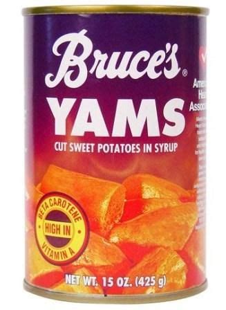 I have only made this recipe in an oven, but i assume that you can add the cooked and mashed sweet potatoes to a slow cooker, top with streusel and heat for 30 minutes to an hour. Bruce's Yams located in New Iberia, Louisiana...very good, when you can't get your hands on ...