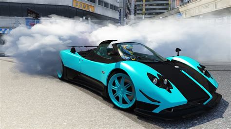 Pagani Zonda Cinque Roadster Shibuya Drift Assetto Corsa Youtube