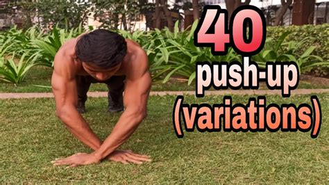 different types of push ups for beginners to advanced । 40 push ups variations 💪🔥।part 1 youtube
