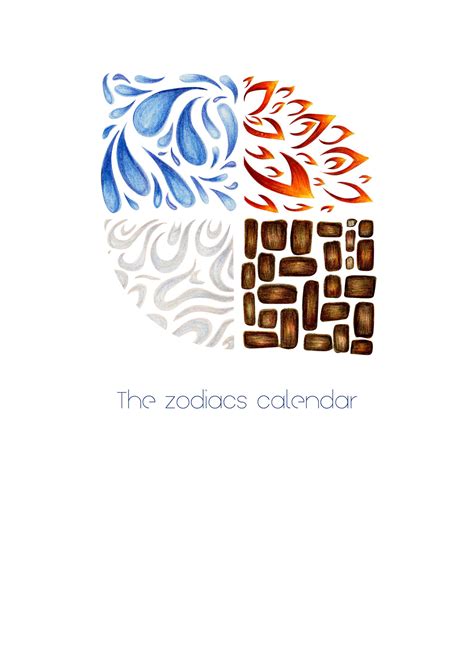 The Zodiacs Calendar On Behance