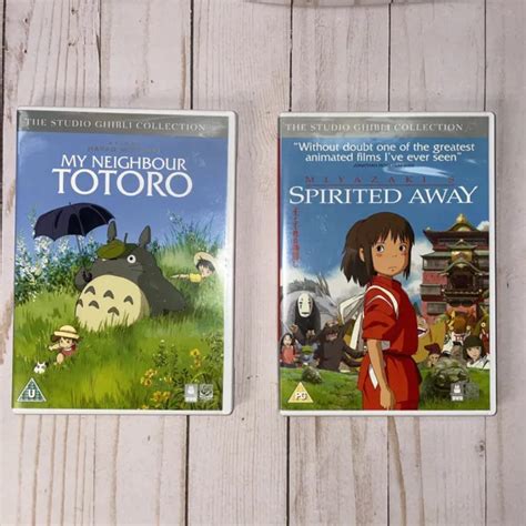 My Neighbour Totoro And Spirited Away English Uk Edition Pal Region 2 Dvd 1499 Picclick