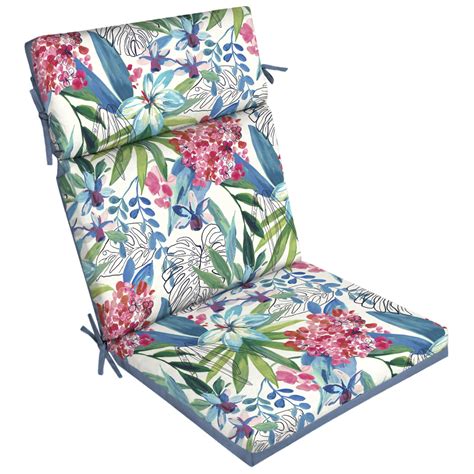 Better Homes Gardens Painterly Tropical X In Outdoor Dining Chair Cushion With