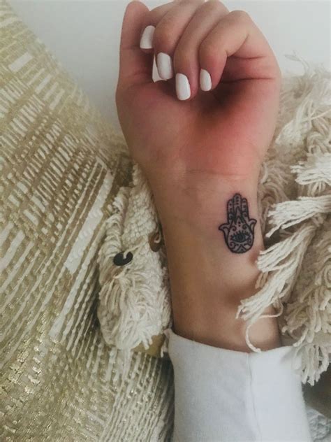 Hamsa Wrist Tattoo Tattoo Designs Tattoos Hamsa Tattoo