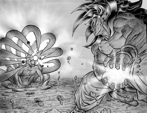 Naruto Vs Goku Drawing Narutofq