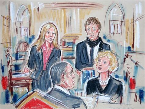 Heather Mills Mccartney And Sir Paul Mccartney At The High Court