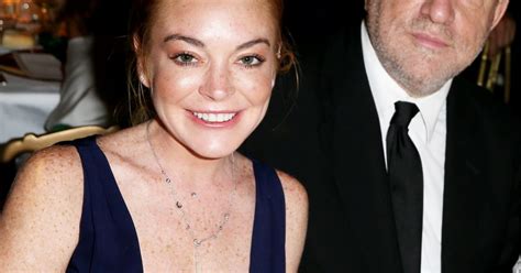 Lindsay Lohan Harvey Weinstein Lors De La Soirée Danniversaire Fawaz