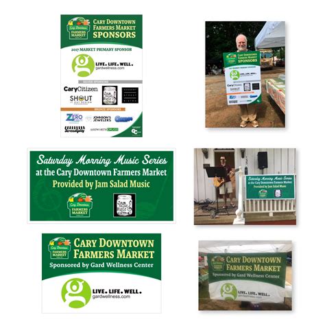 Downtown Cary Farmers Market Signage Gc Design