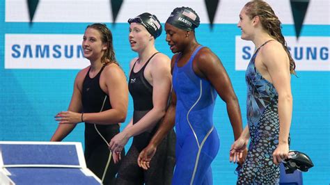 us sets new world record in women s 4×100 medley relay women in swimming