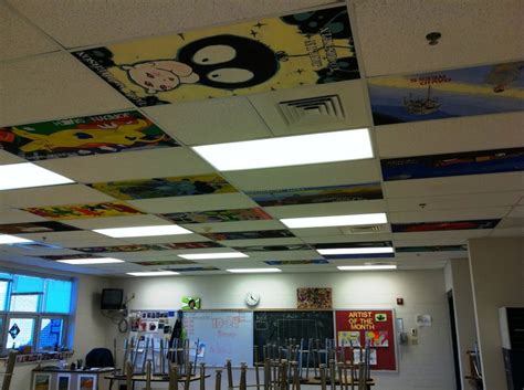 I would love to come across some old ceiling tiles someday. 1000+ images about classroom ideas on Pinterest | Painted ...